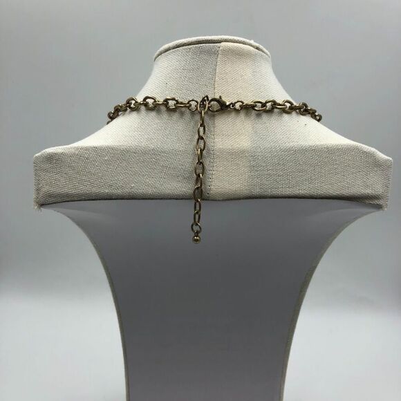 Vintage Rhinestone Floral Flower Statement Necklace Women's Sparkling Jewelry - Picture 6 of 10